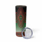 Personalized Afro Kenya Skinny Tumbler African Dashiki Style - African Pride