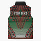 Personalized Kenya African Dashiki Sleeveless Puffer Jacket