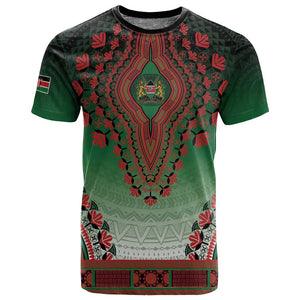 Personalized Afro Kenya T shirt African Dashiki Style - African Pride