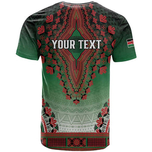 Personalized Afro Kenya T shirt African Dashiki Style - African Pride
