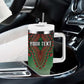 Personalized Afro Kenya Tumbler With Handle African Dashiki Style - African Pride