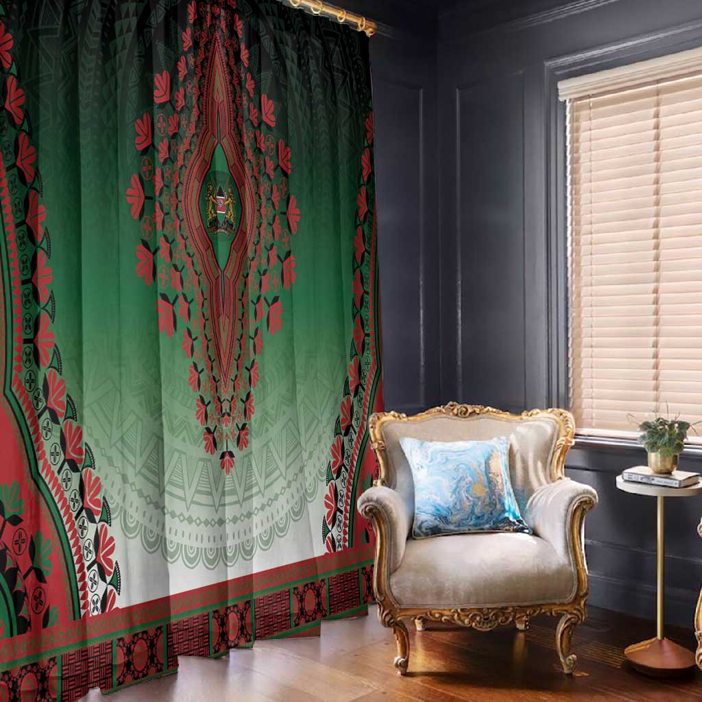 Afro Kenya Window Curtain African Dashiki Style - African Pride