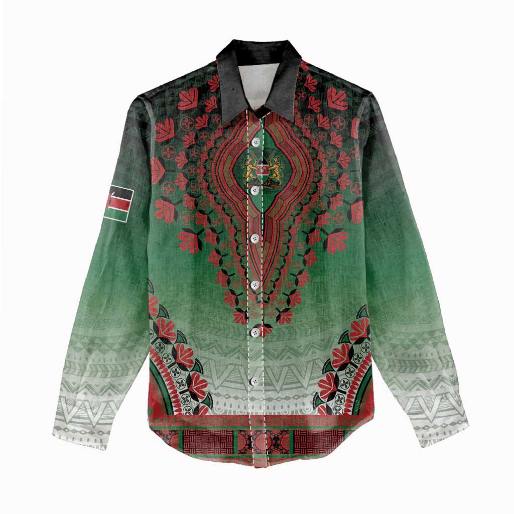 Personalized Afro Kenya Women Casual Shirt African Dashiki Style - African Pride