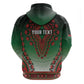 Personalized Afro Kenya Zip Hoodie African Dashiki Style - African Pride