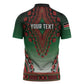 Personalized Kenya African Dashiki Zipper Polo Shirt