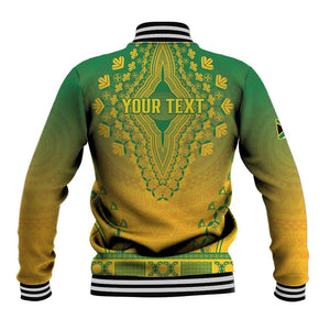 Personalized Afro South Africa Baseball Jacket African Dashiki Style - African Pride