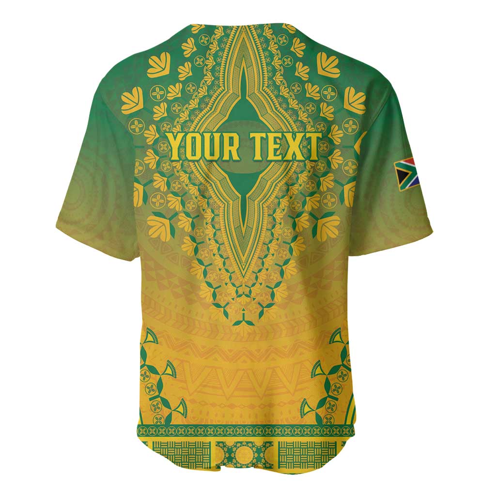 Personalized Afro South Africa Baseball Jersey African Dashiki Style - African Pride