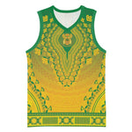 Personalized Afro South Africa Basketball Jersey African Dashiki Style - African Pride