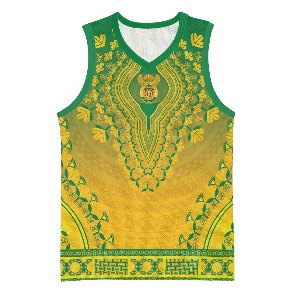 Personalized Afro South Africa Basketball Jersey African Dashiki Style - African Pride