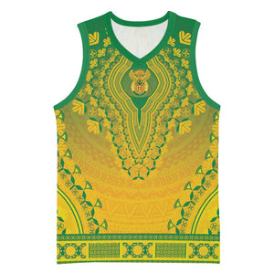 Personalized Afro South Africa Basketball Jersey African Dashiki Style - African Pride