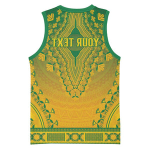 Personalized Afro South Africa Basketball Jersey African Dashiki Style - African Pride