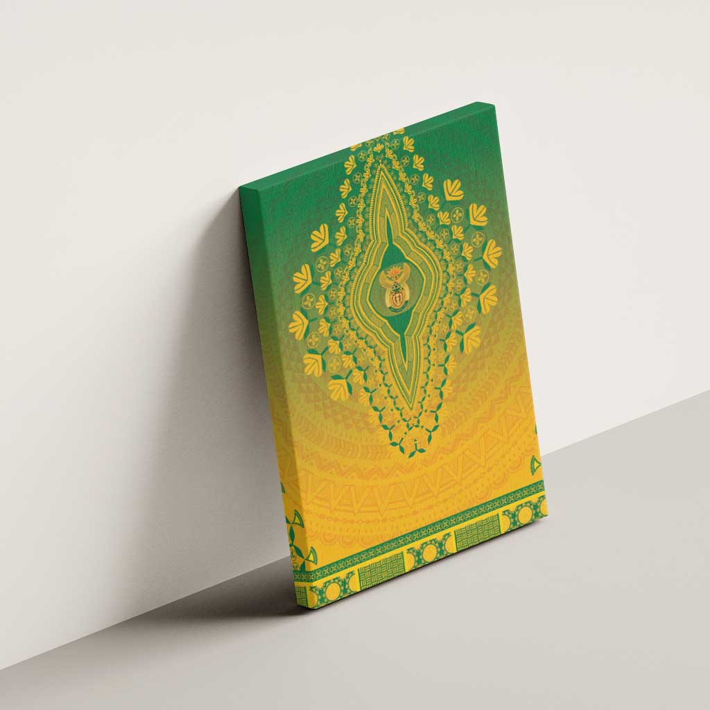 Afro South Africa Canvas Wall Art African Dashiki Style - African Pride