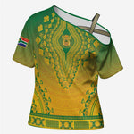 Personalized South Africa African Dashiki Cross Shoulder Shirt