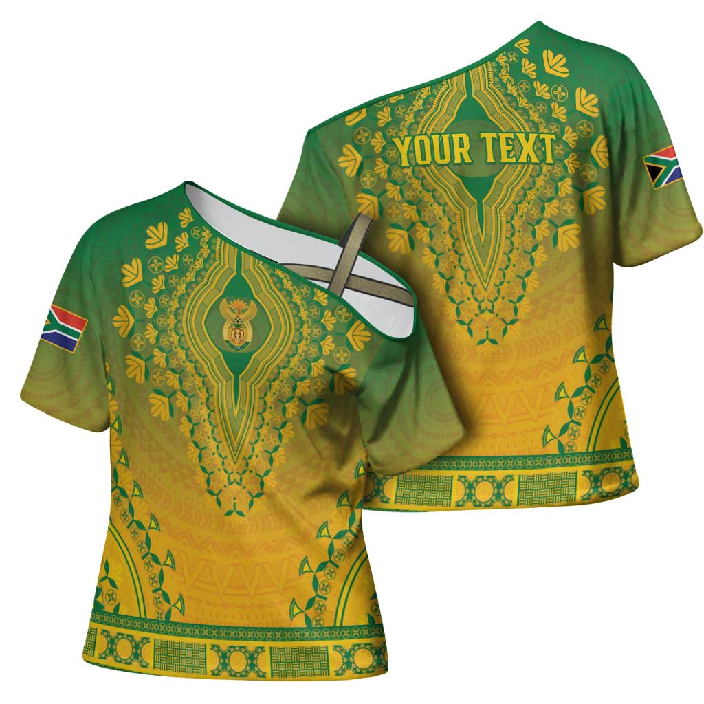 Personalized South Africa African Dashiki Cross Shoulder Shirt