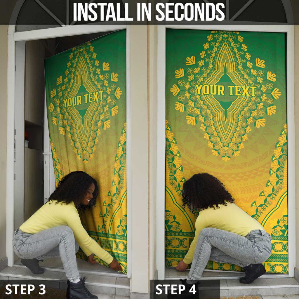 Personalized South Africa African Dashiki Door Cover