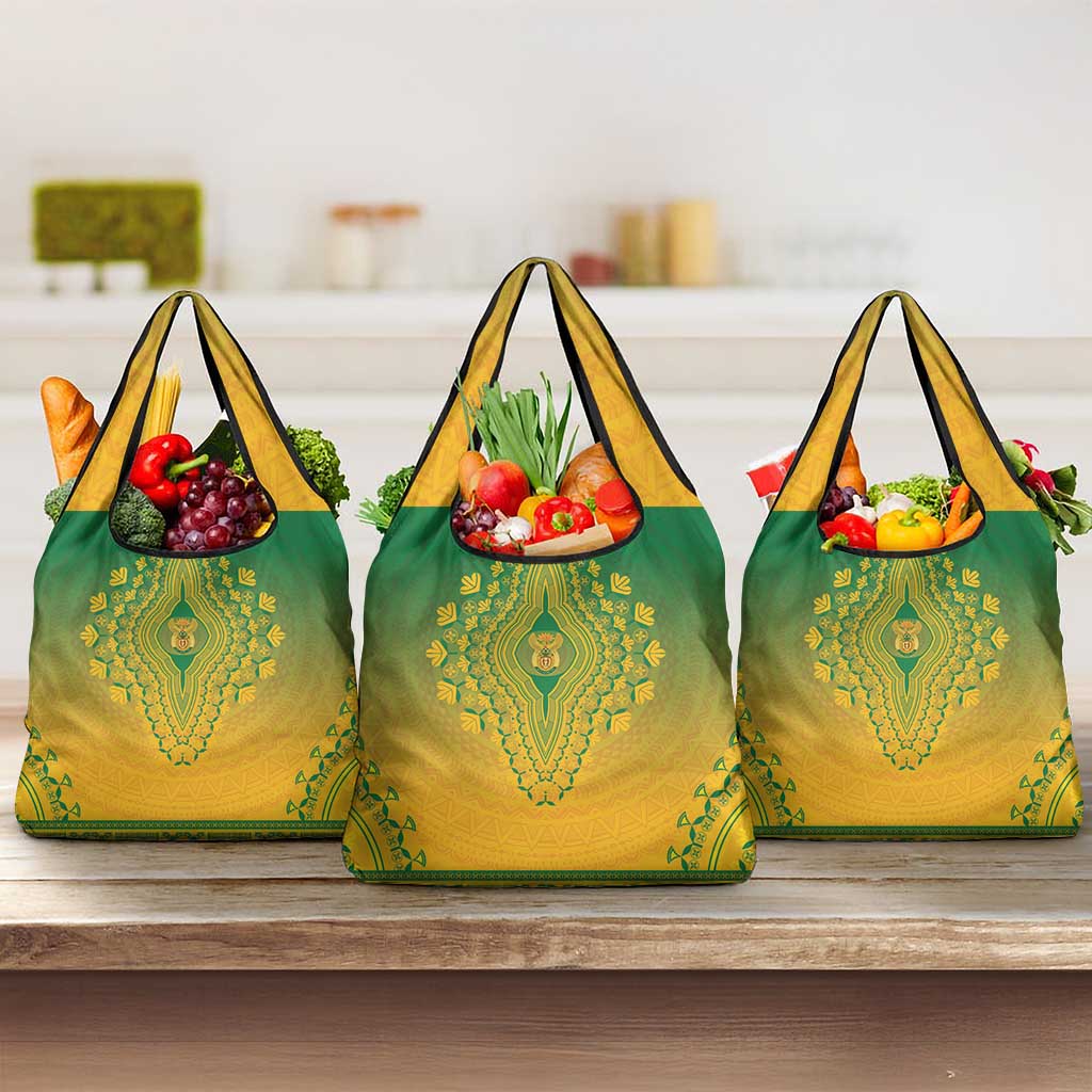 Afro South Africa Grocery Bag African Dashiki Style - African Pride