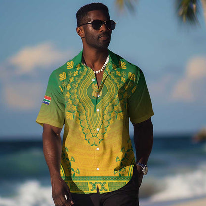 Personalized Afro South Africa Hawaiian Shirt African Dashiki Style - African Pride