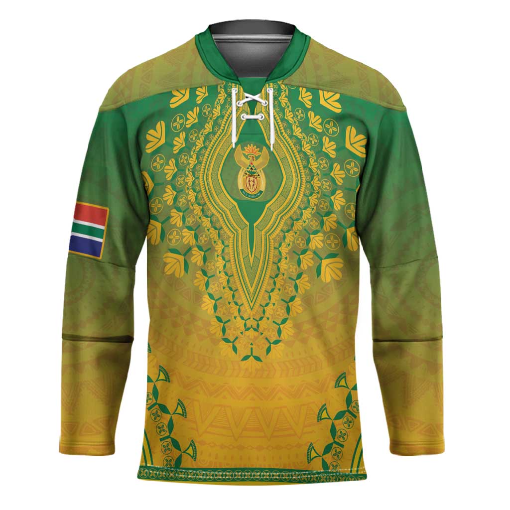 Personalized South Africa African Dashiki Hockey Jersey