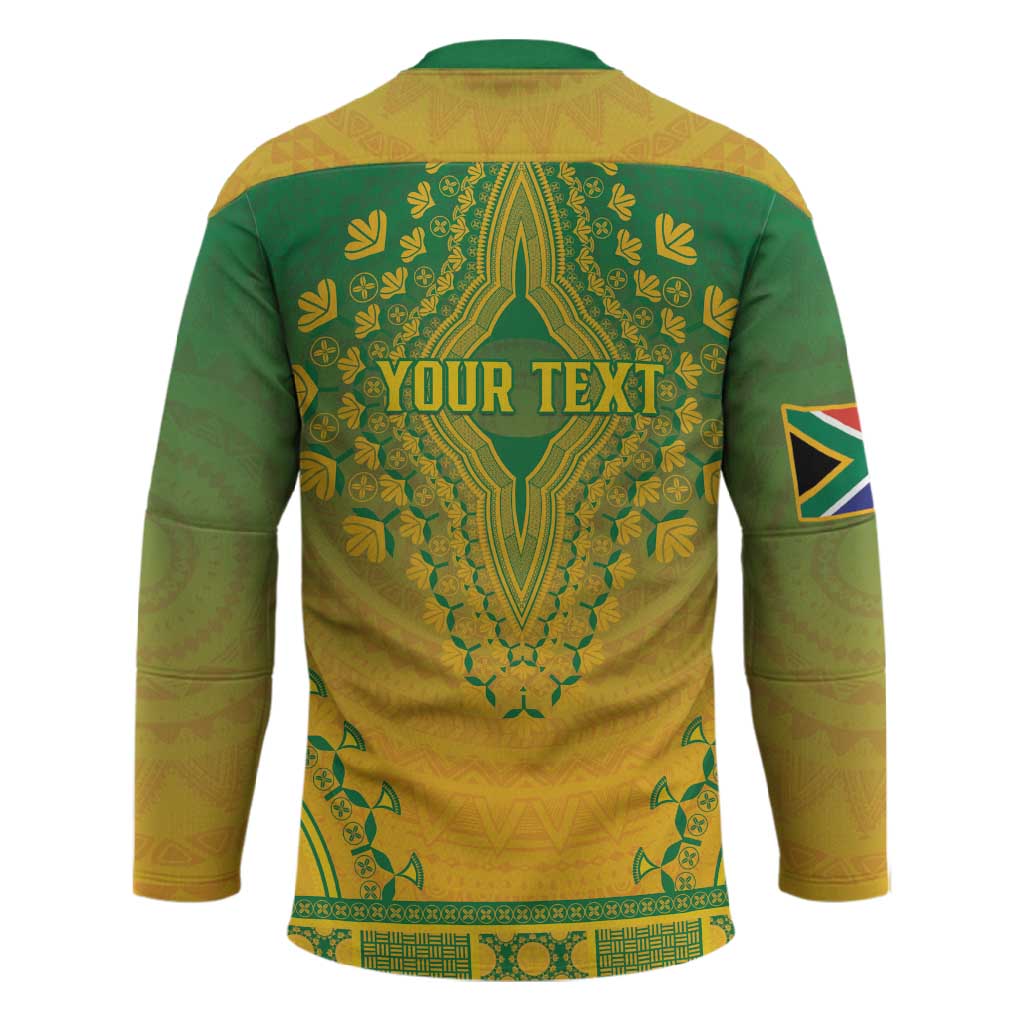 Personalized South Africa African Dashiki Hockey Jersey