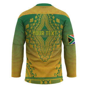Personalized South Africa African Dashiki Hockey Jersey