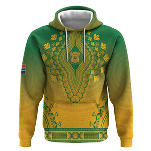 Personalized Afro South Africa Hoodie African Dashiki Style - African Pride