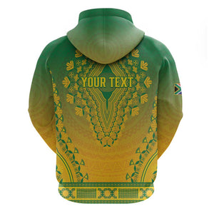 Personalized Afro South Africa Hoodie African Dashiki Style - African Pride