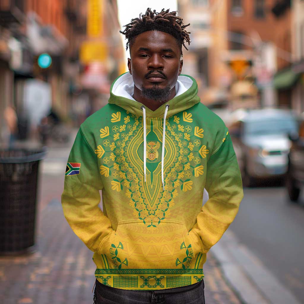 Personalized Afro South Africa Hoodie African Dashiki Style - African Pride