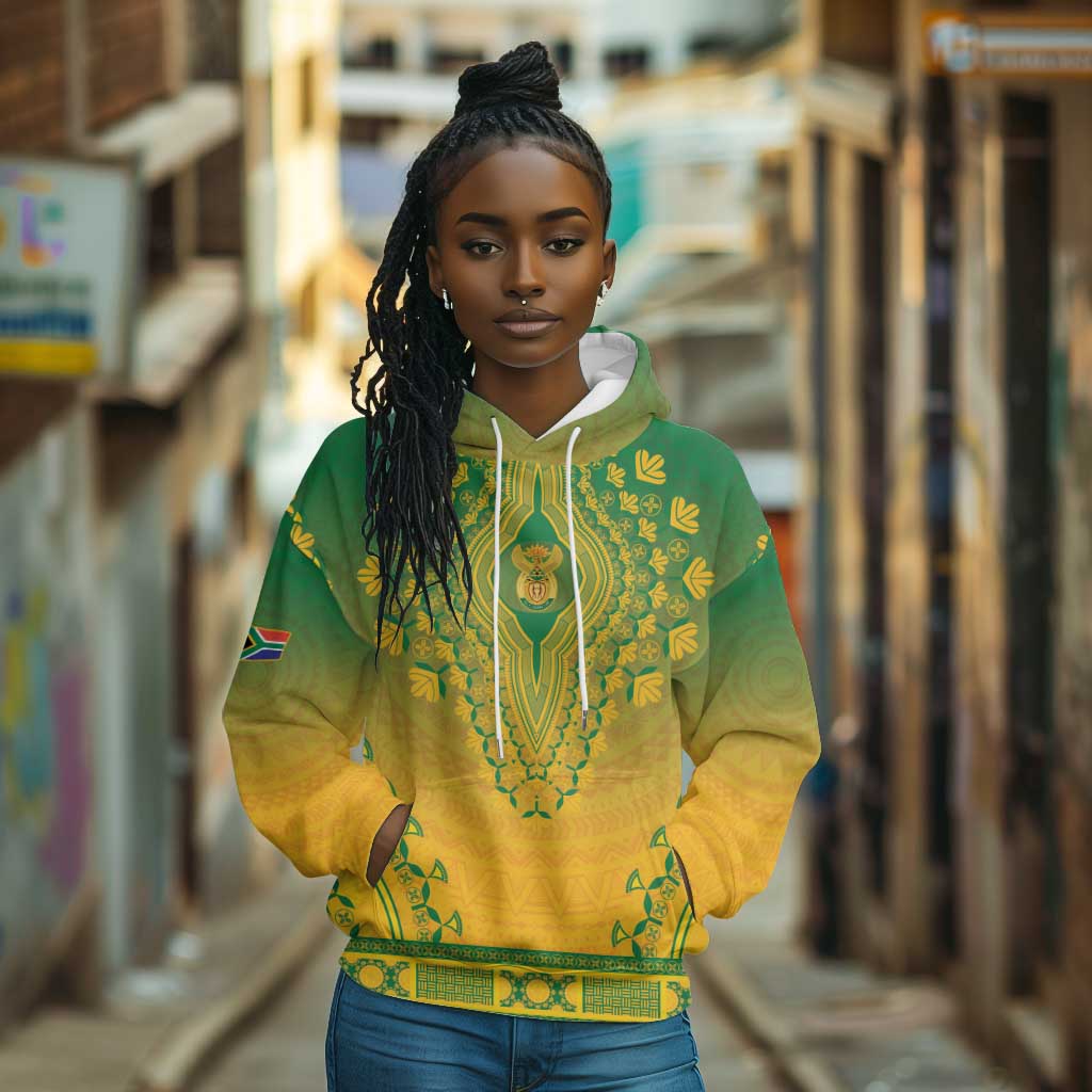 Personalized Afro South Africa Hoodie African Dashiki Style - African Pride