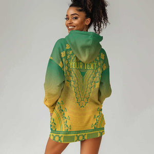 Personalized Afro South Africa Hoodie Dress African Dashiki Style - African Pride
