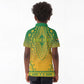 Personalized Afro South Africa Kid Polo Shirt African Dashiki Style - African Pride