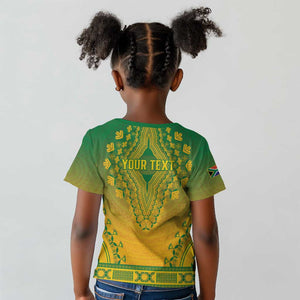 Personalized Afro South Africa Kid T shirt African Dashiki Style - African Pride