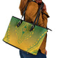 Afro South Africa Leather Tote Bag African Dashiki Style - African Pride