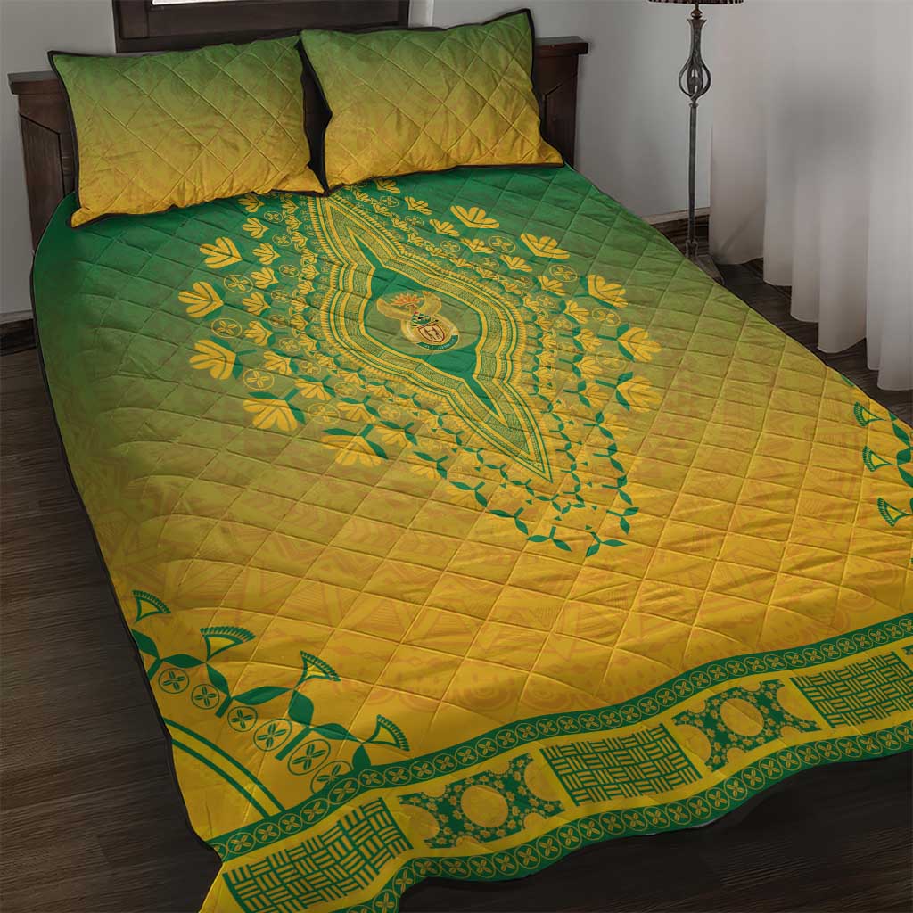 Afro South Africa Quilt Bed Set African Dashiki Style - African Pride