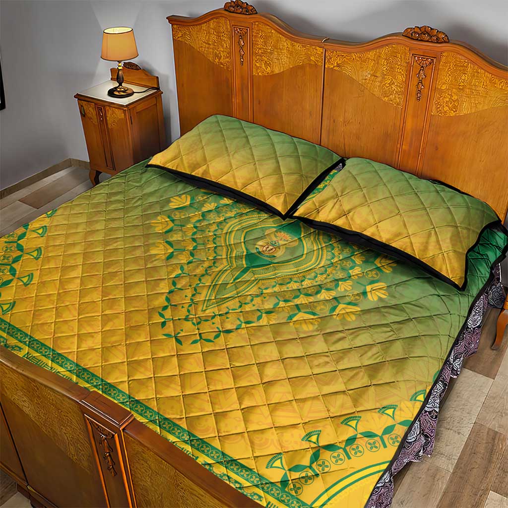 Afro South Africa Quilt Bed Set African Dashiki Style - African Pride