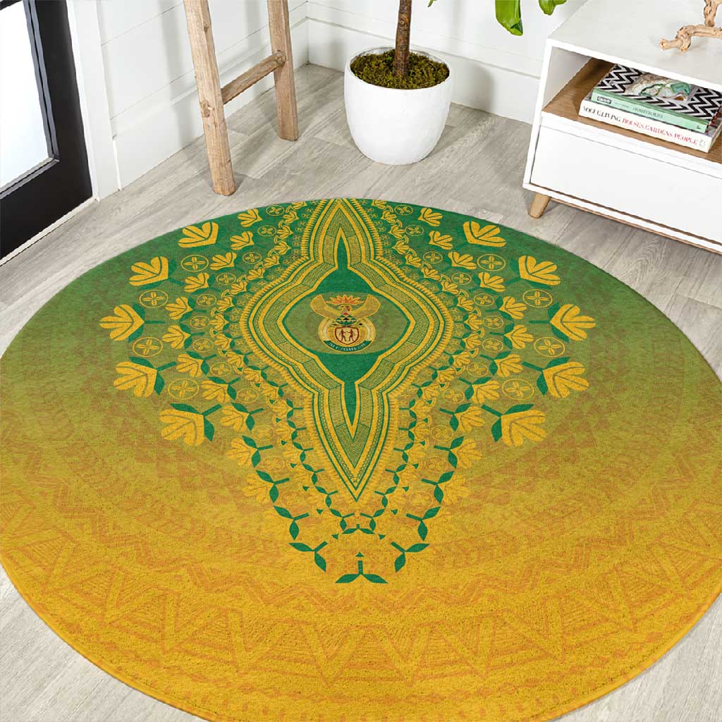 Afro South Africa Round Carpet African Dashiki Style - African Pride