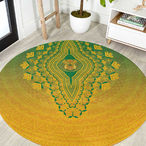 Afro South Africa Round Carpet African Dashiki Style - African Pride
