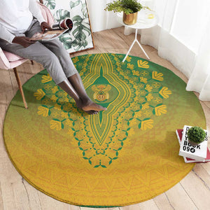 Afro South Africa Round Carpet African Dashiki Style - African Pride