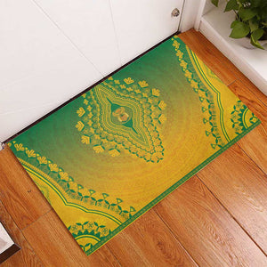 Afro South Africa Rubber Doormat African Dashiki Style - African Pride