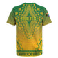 Personalized Afro South Africa Rugby Jersey African Dashiki Style - African Pride