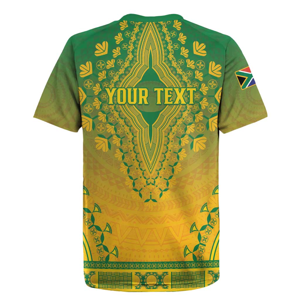 Personalized Afro South Africa Rugby Jersey African Dashiki Style - African Pride