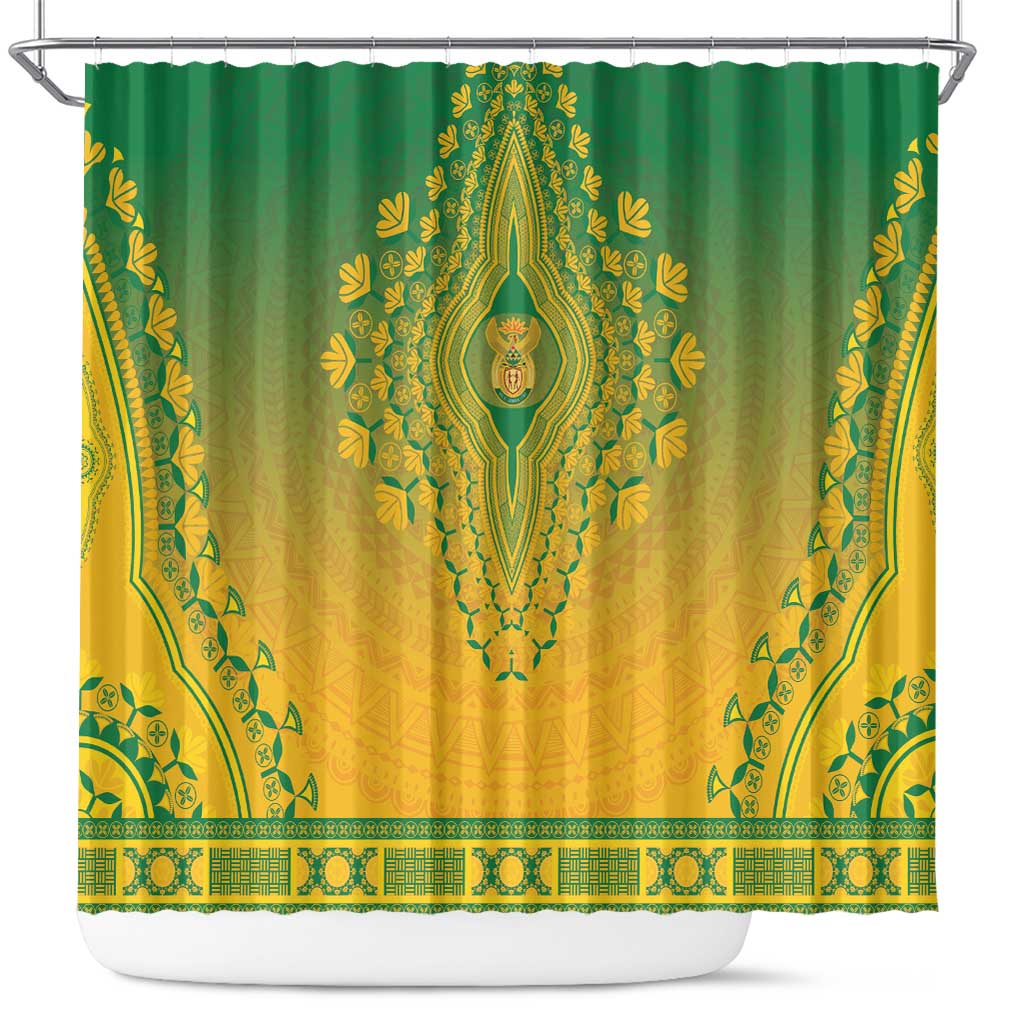 Afro South Africa Shower Curtain African Dashiki Style - African Pride