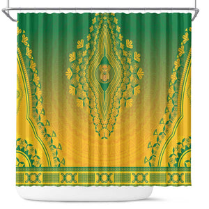 Afro South Africa Shower Curtain African Dashiki Style - African Pride