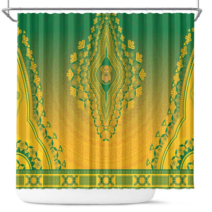 Afro South Africa Shower Curtain African Dashiki Style - African Pride
