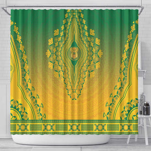 Afro South Africa Shower Curtain African Dashiki Style - African Pride