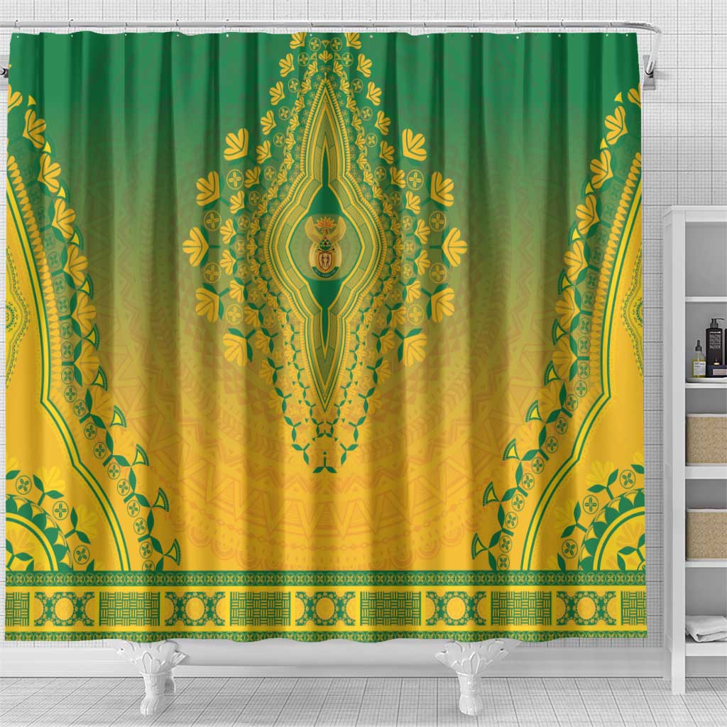 Afro South Africa Shower Curtain African Dashiki Style - African Pride