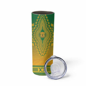 Personalized Afro South Africa Skinny Tumbler African Dashiki Style - African Pride