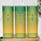 Personalized Afro South Africa Skinny Tumbler African Dashiki Style - African Pride