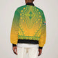 Personalized Afro South Africa Sleeve Zip Bomber Jacket African Dashiki Style - African Pride