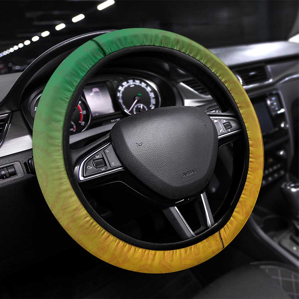 Afro South Africa Steering Wheel Cover African Dashiki Style - African Pride