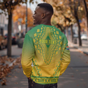 Personalized Afro South Africa Sweatshirt African Dashiki Style - African Pride